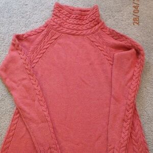Aventura Sweater in glowing burnt orange is super soft!